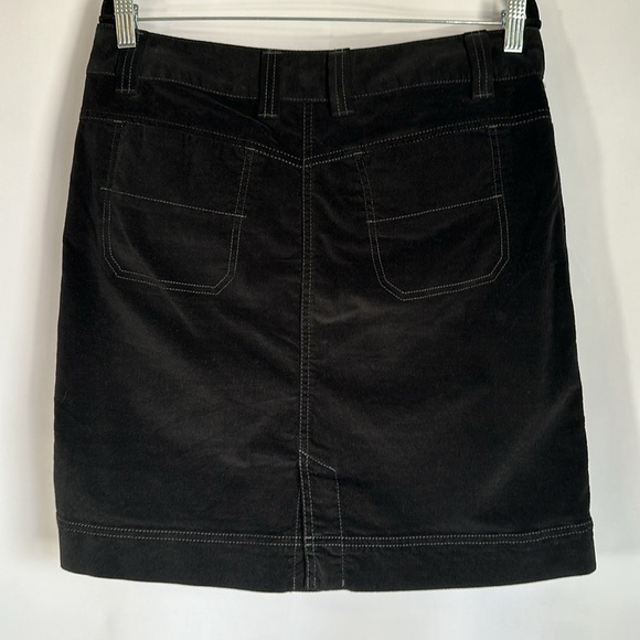 Athleta Black Velvet Velour Roseville Mini Skirt - Picture 11 of 11